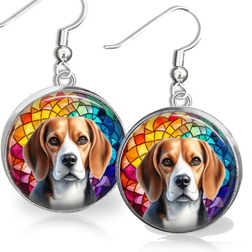 Beagle puppy dog rainbow - puppy, faux