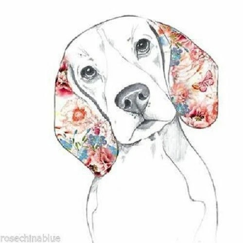 Beagle dog card - beagle,