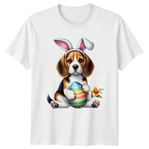 Beagle puppy with easter - beagle,