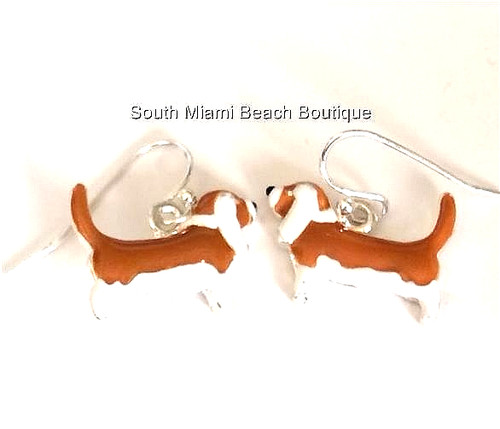 Beagle dog earrings - dog,