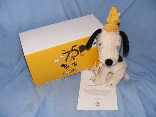 Steiff snoopy with woodstock - steiff,