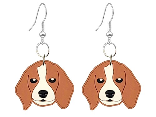 Beagle dog earrings cute - beagle,
