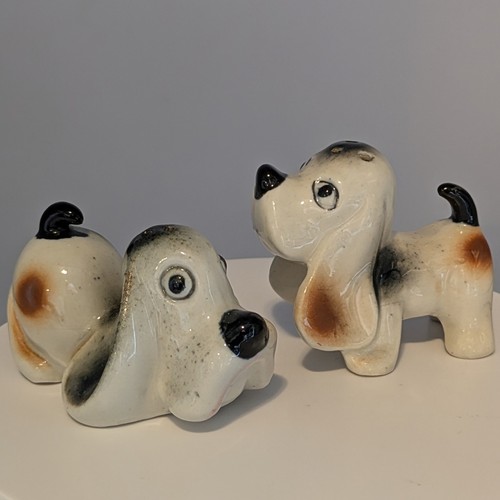 Vintage basset hounds - vintage,